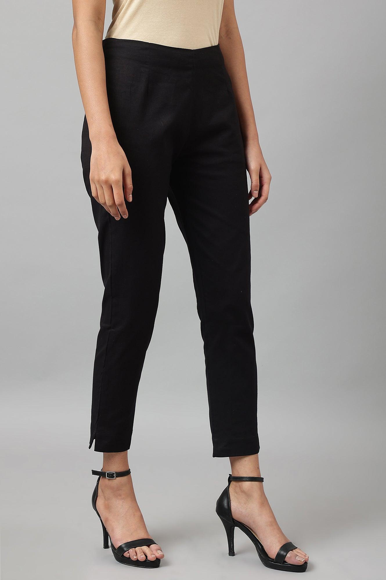 W for Woman Women'S Black Slim Pants