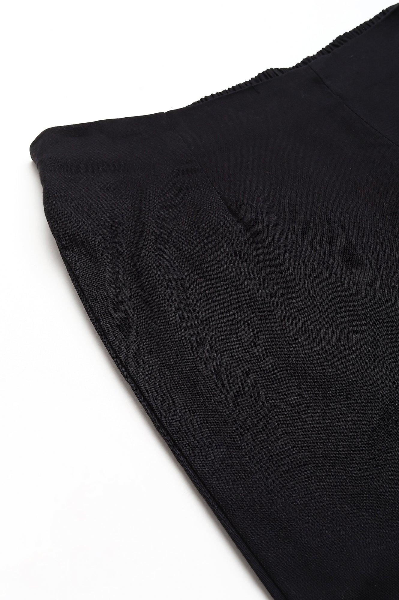 W for Woman Women'S Black Slim Pants