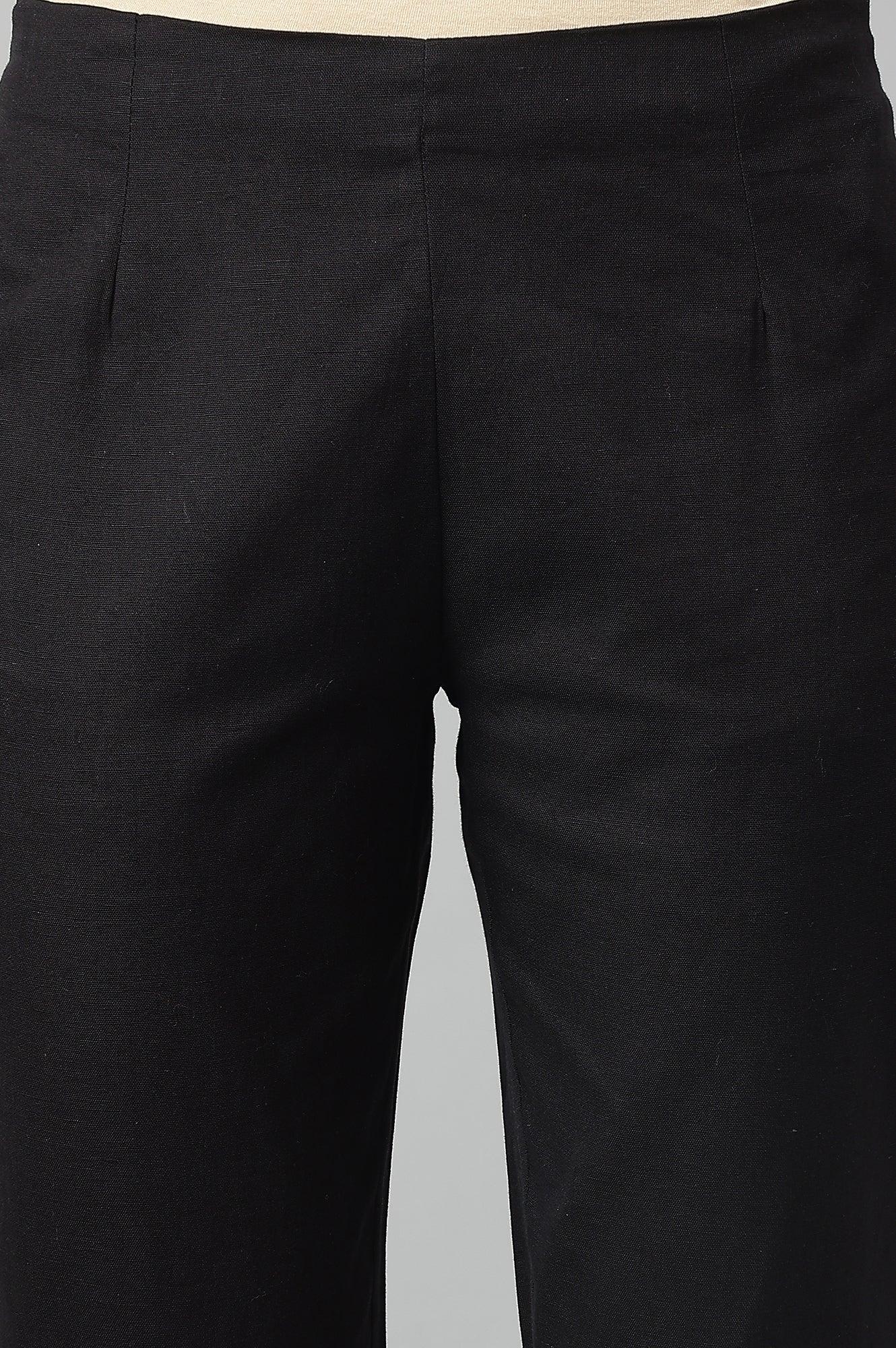 W for Woman Women'S Black Slim Pants