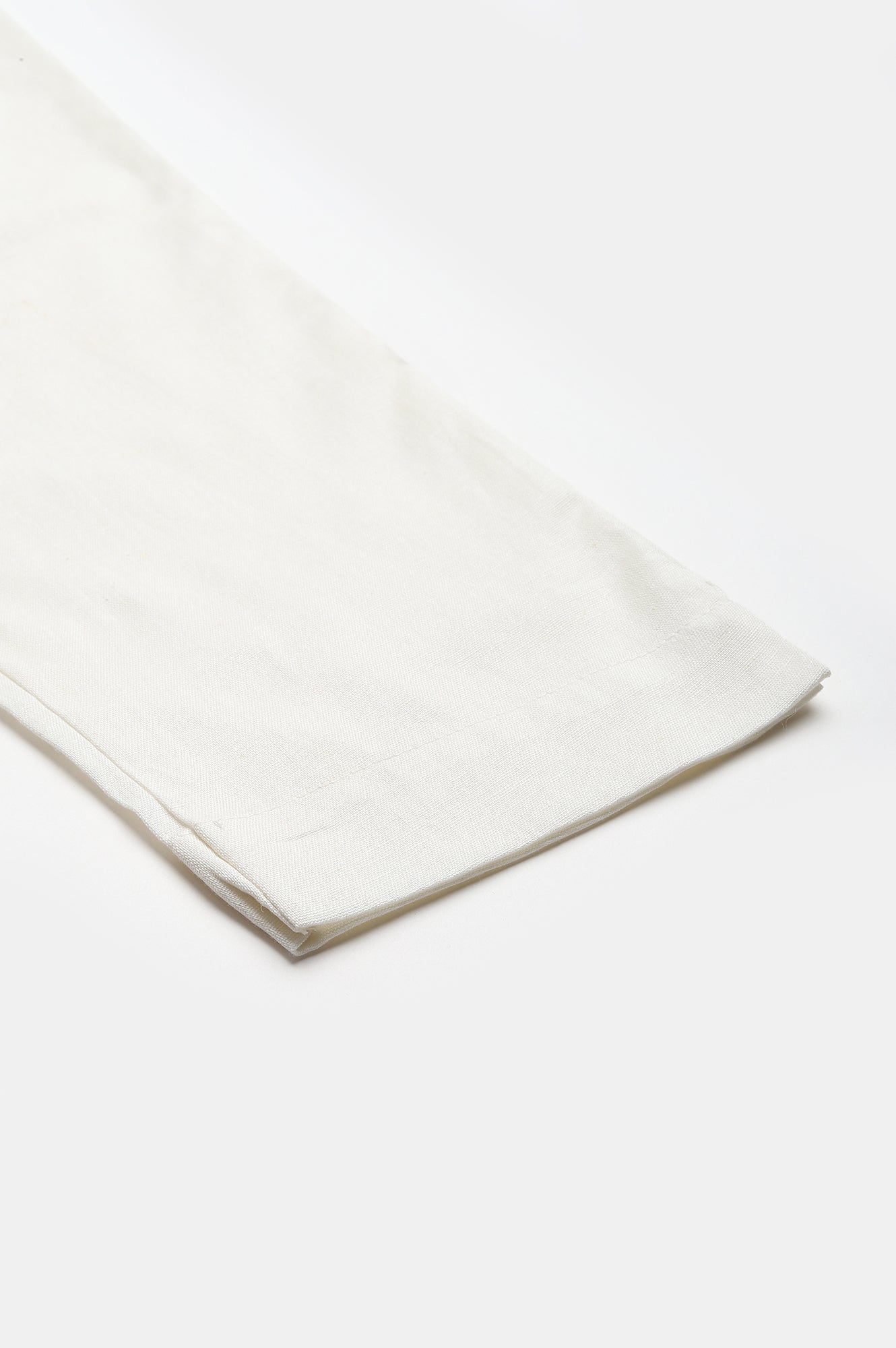 W for Woman White Fitted Pants