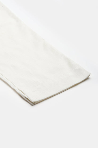 W for Woman White Fitted Pants