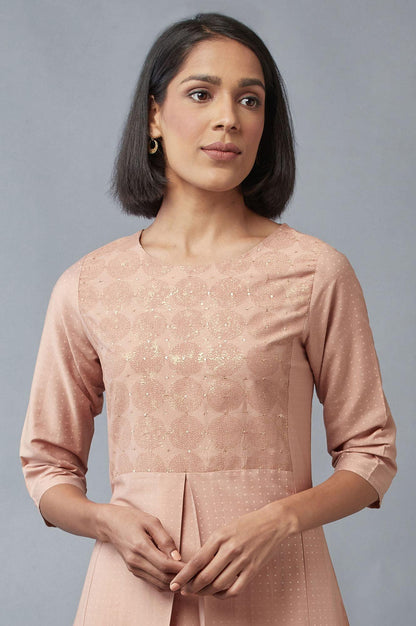 W for Woman Tuscany Pink A-line kurta