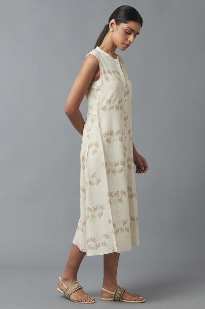 W for Woman New Beige Front Open kurta