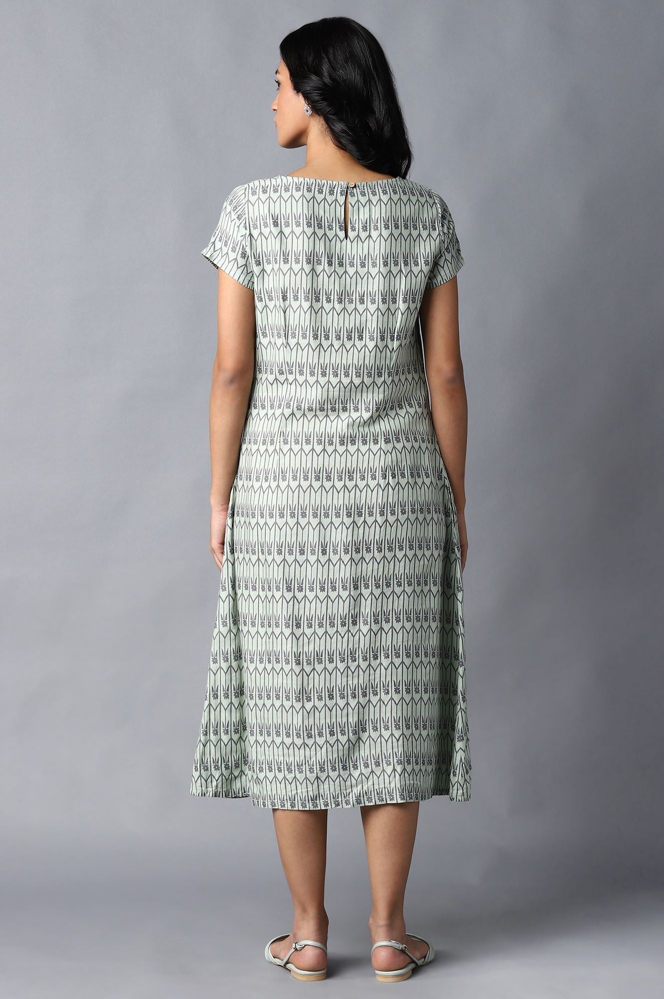 W for Woman Pistachio Green A-Line kurta