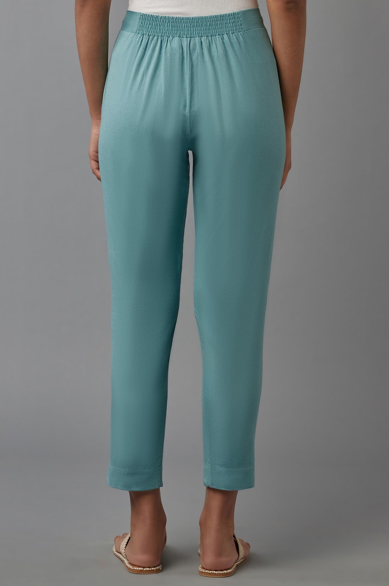 W for Woman Blue Slim Pants