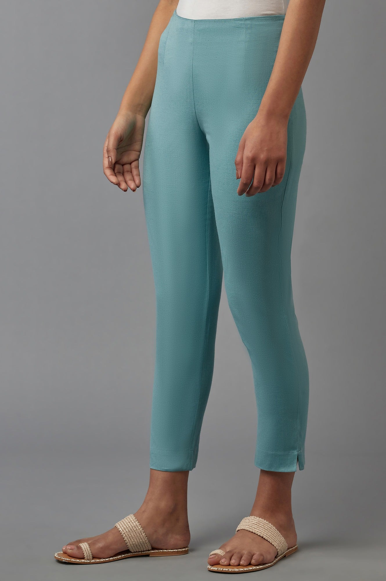 W for Woman Blue Slim Pants