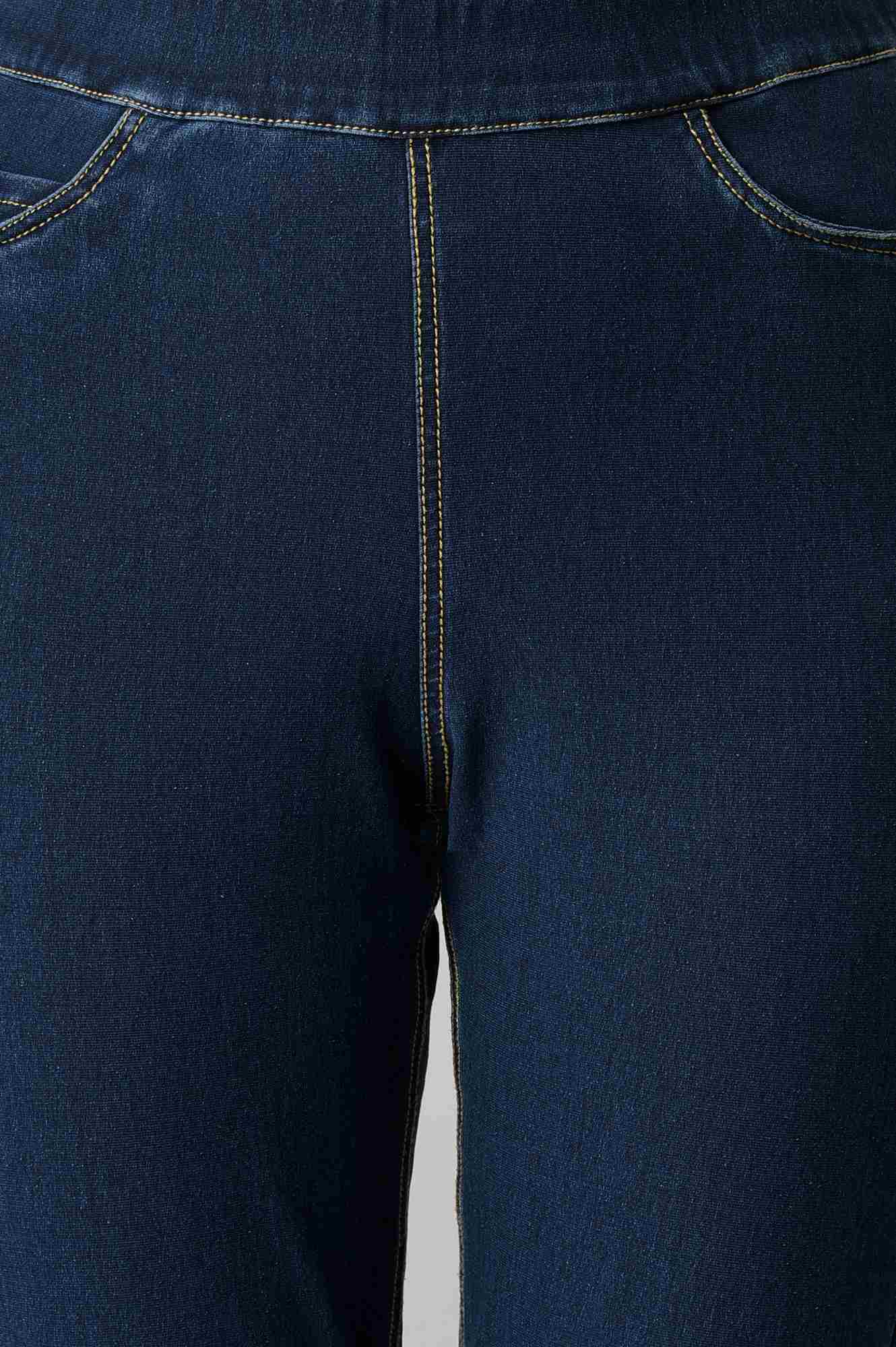 W for Woman Navy Blue Denim Jeggings