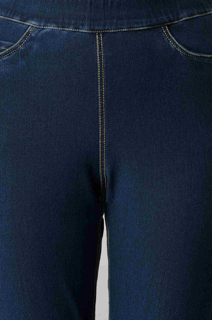 W for Woman Navy Blue Denim Jeggings