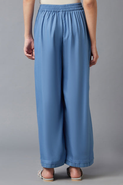 W for Woman Azure Blue Parallel Pants
