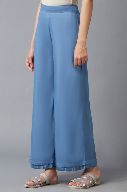 W for Woman Azure Blue Parallel Pants