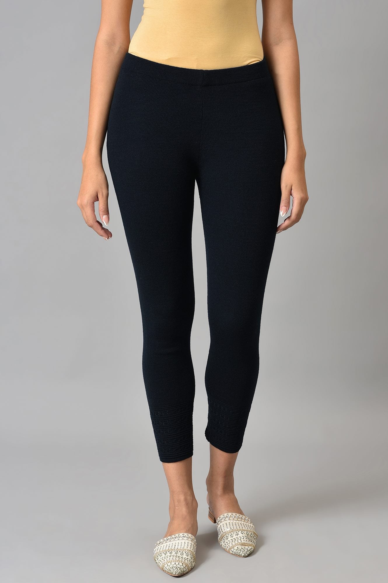 W for Woman Deep Navy Winter Leggings