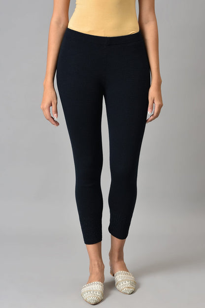 W for Woman Deep Navy Winter Leggings