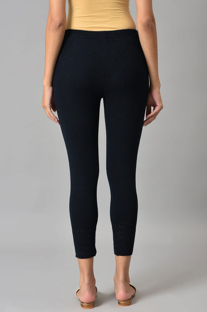 W for Woman Deep Navy Winter Leggings