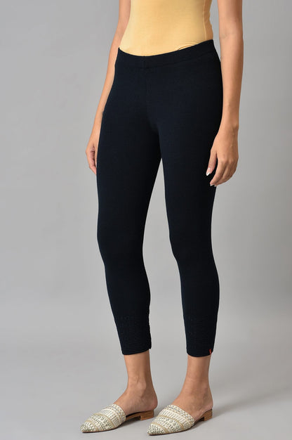 W for Woman Deep Navy Winter Leggings