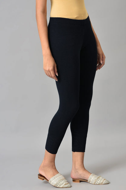 W for Woman Deep Navy Winter Leggings