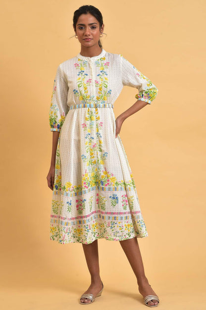 W for Woman White Floral Summer Vacay Dress