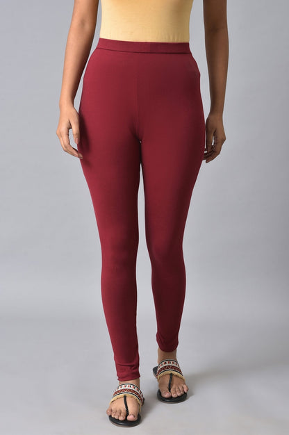 W for Woman Red Beige Coloured Tights