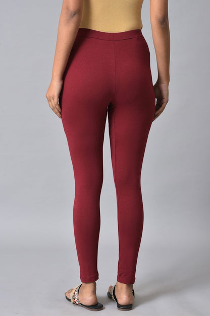 W for Woman Red Beige Coloured Tights