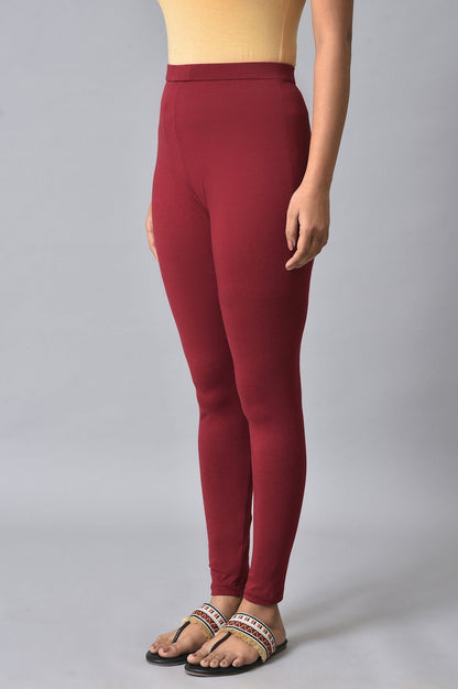 W for Woman Red Beige Coloured Tights