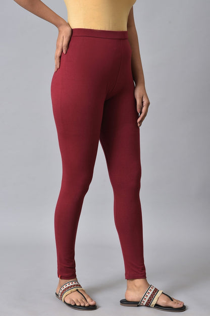 W for Woman Red Beige Coloured Tights