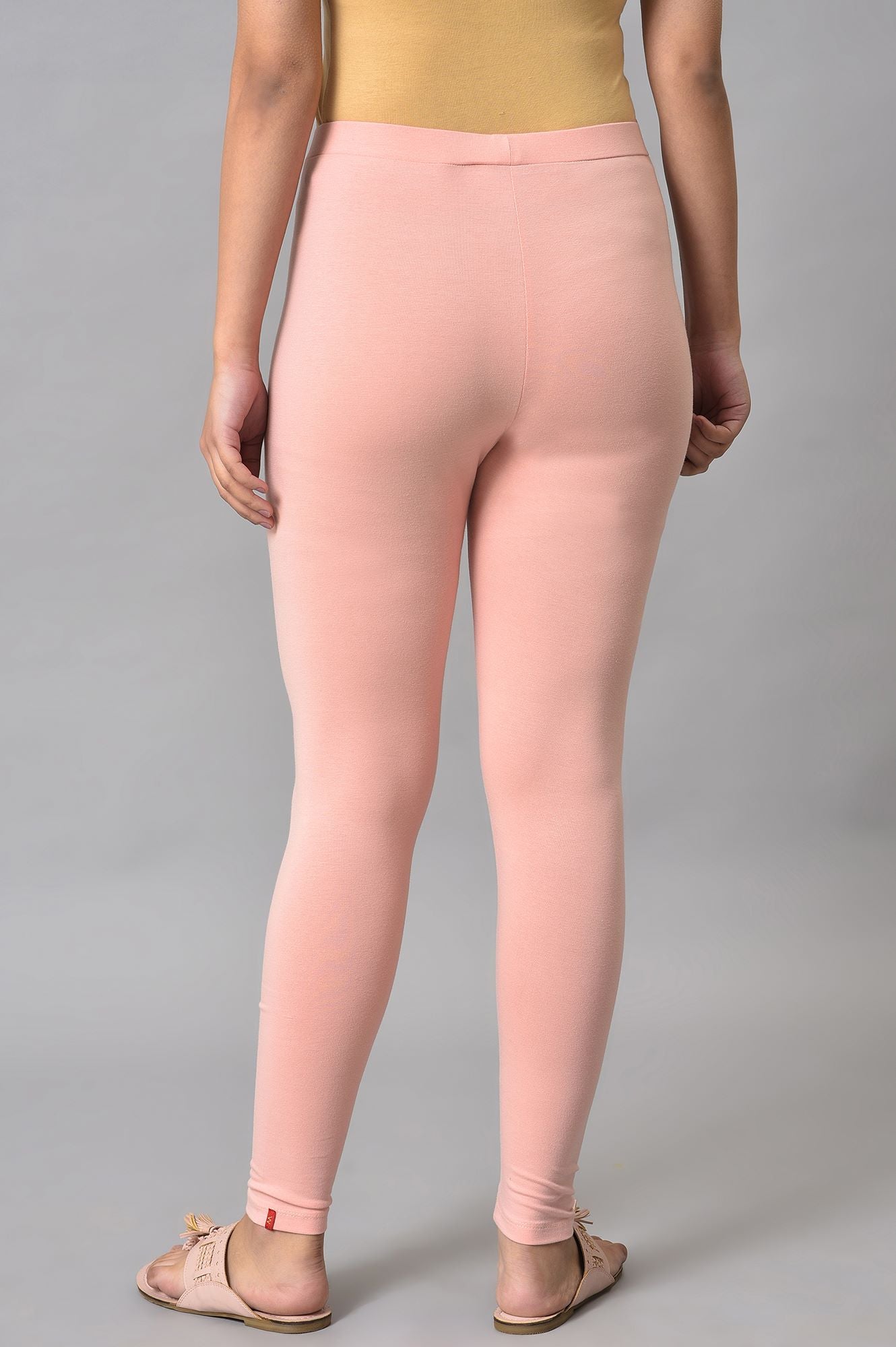 W for Woman Coral Cotton Jersey Tights