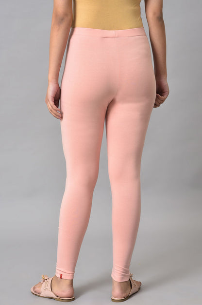 W for Woman Coral Cotton Jersey Tights