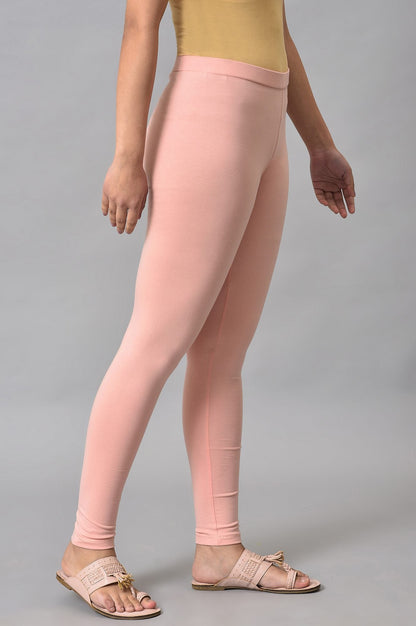 W for Woman Coral Cotton Jersey Tights