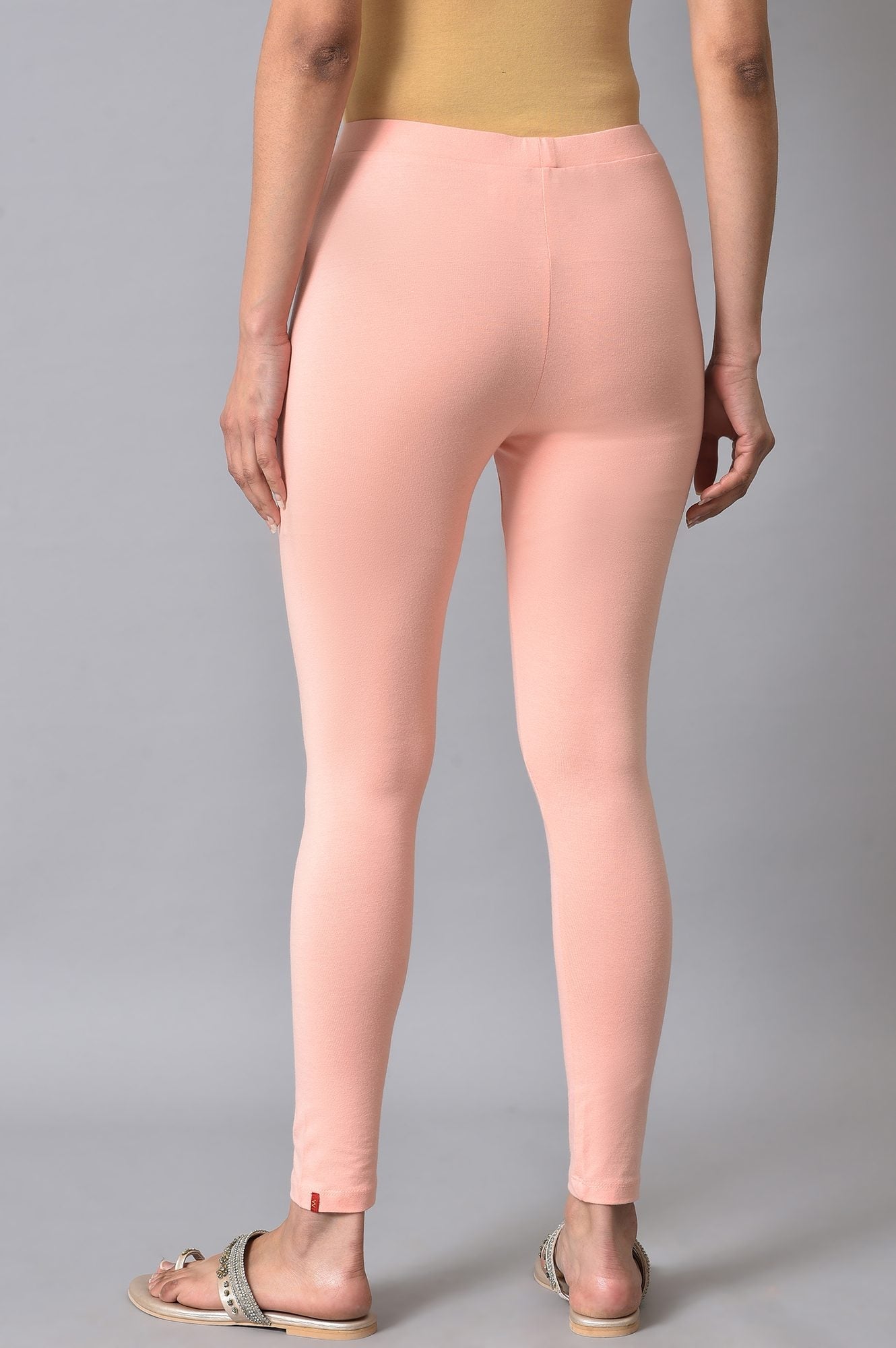 W for Woman Peach Cotto Jersey Tights