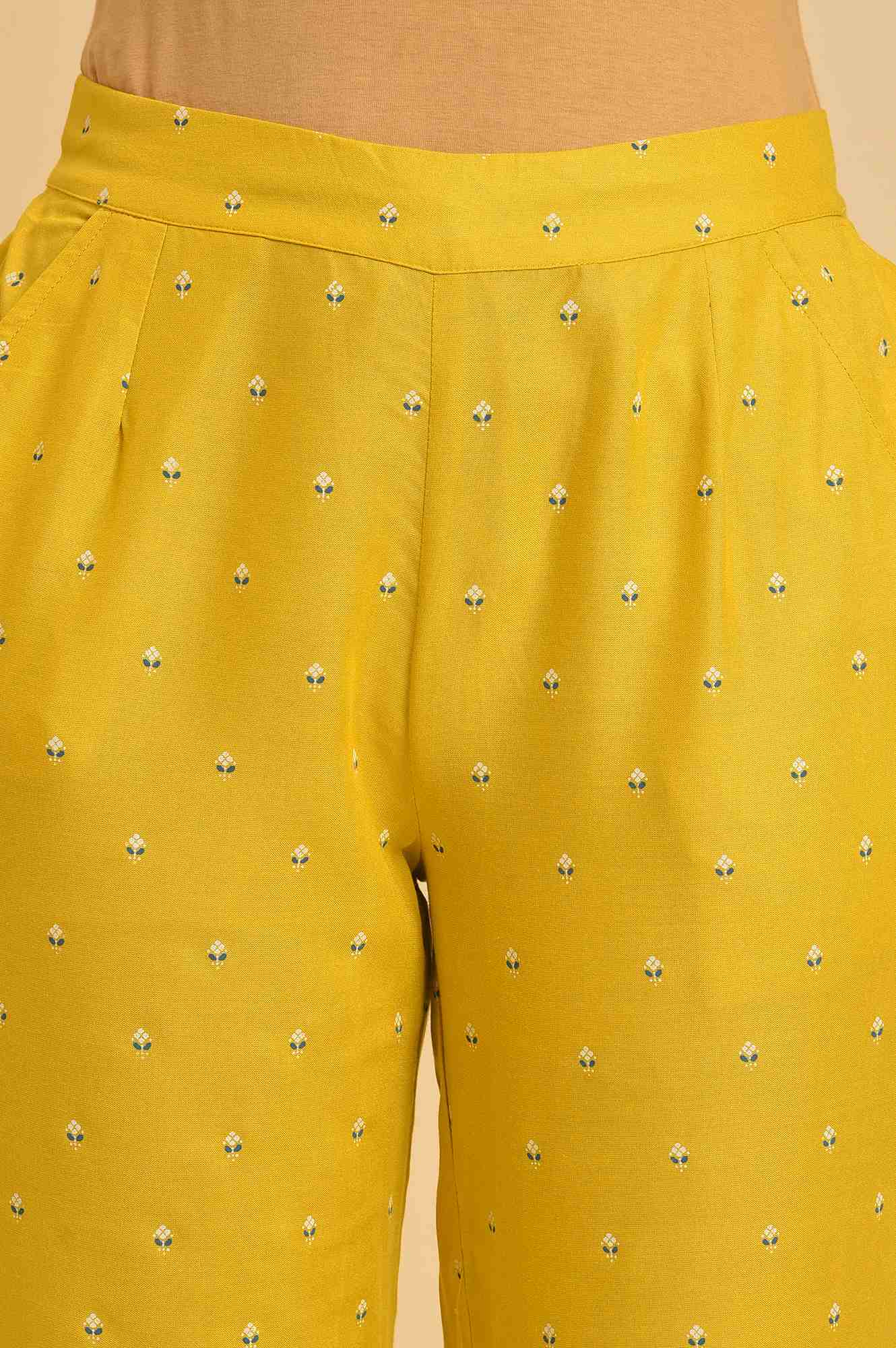 W for Woman Yellow Slim Pants