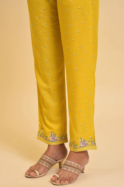W for Woman Yellow Slim Pants