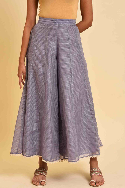 W for Woman Dark Purple Kota Culottes