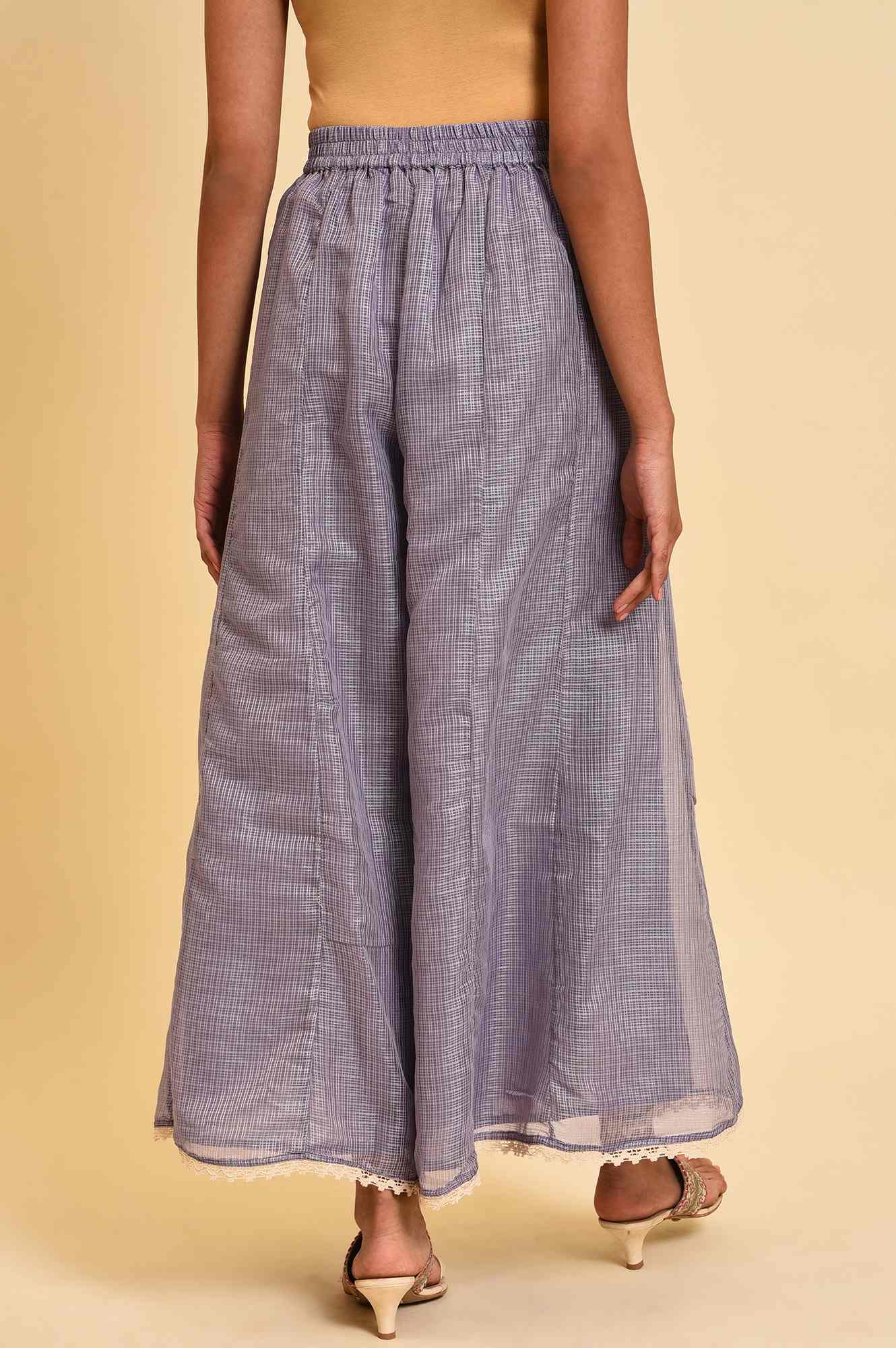 W for Woman Dark Purple Kota Culottes
