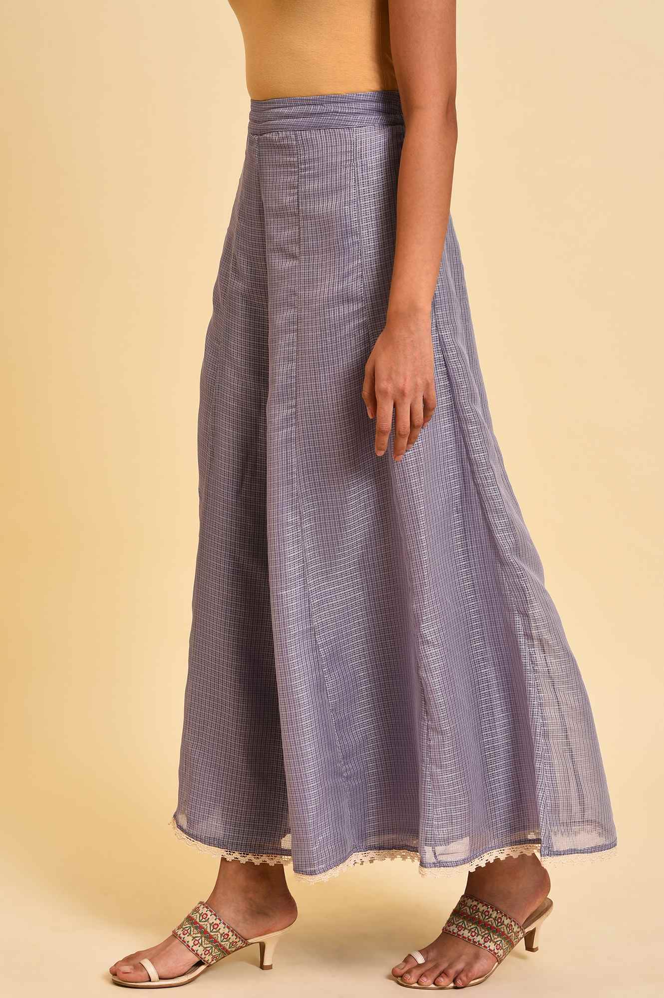 W for Woman Dark Purple Kota Culottes