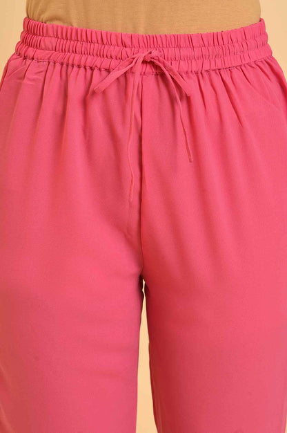 W for Woman Green A-Line kurta, Slim Pants & Dupatta Set
