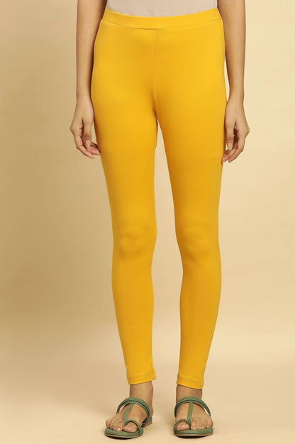 W for Woman Marigold Yellow Knitted Tights