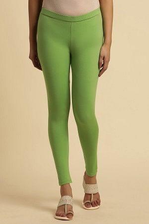W for Woman Pear Green Knitted Tights