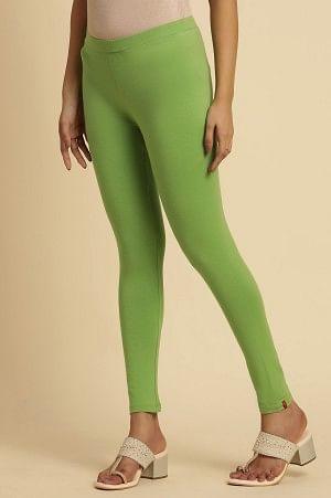 W for Woman Pear Green Knitted Tights
