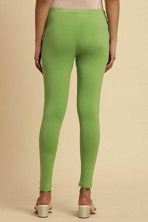 W for Woman Pear Green Knitted Tights
