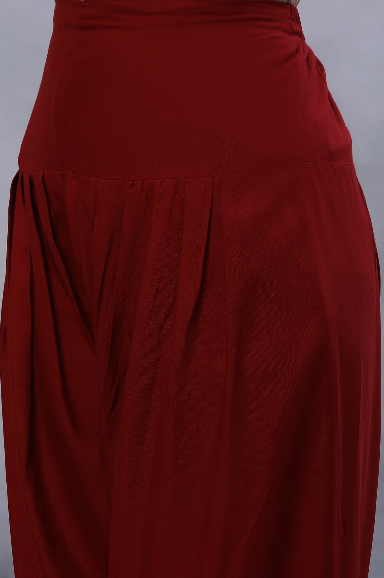 W for Woman Red Paisley Embroidered Salwar