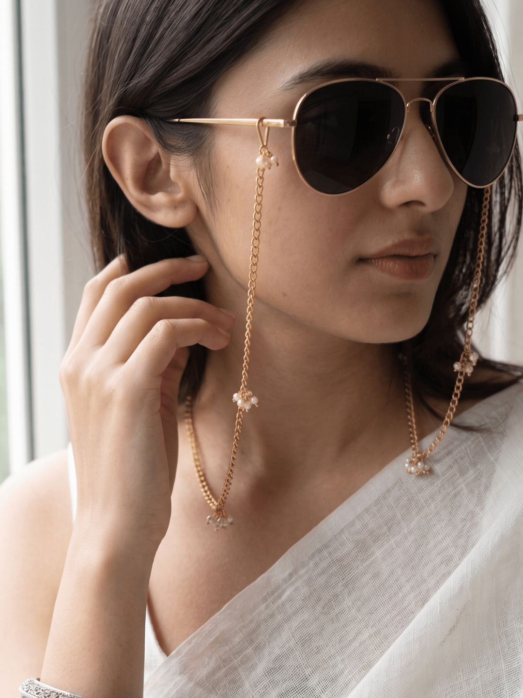 Pearl Link Chain Shade Sling