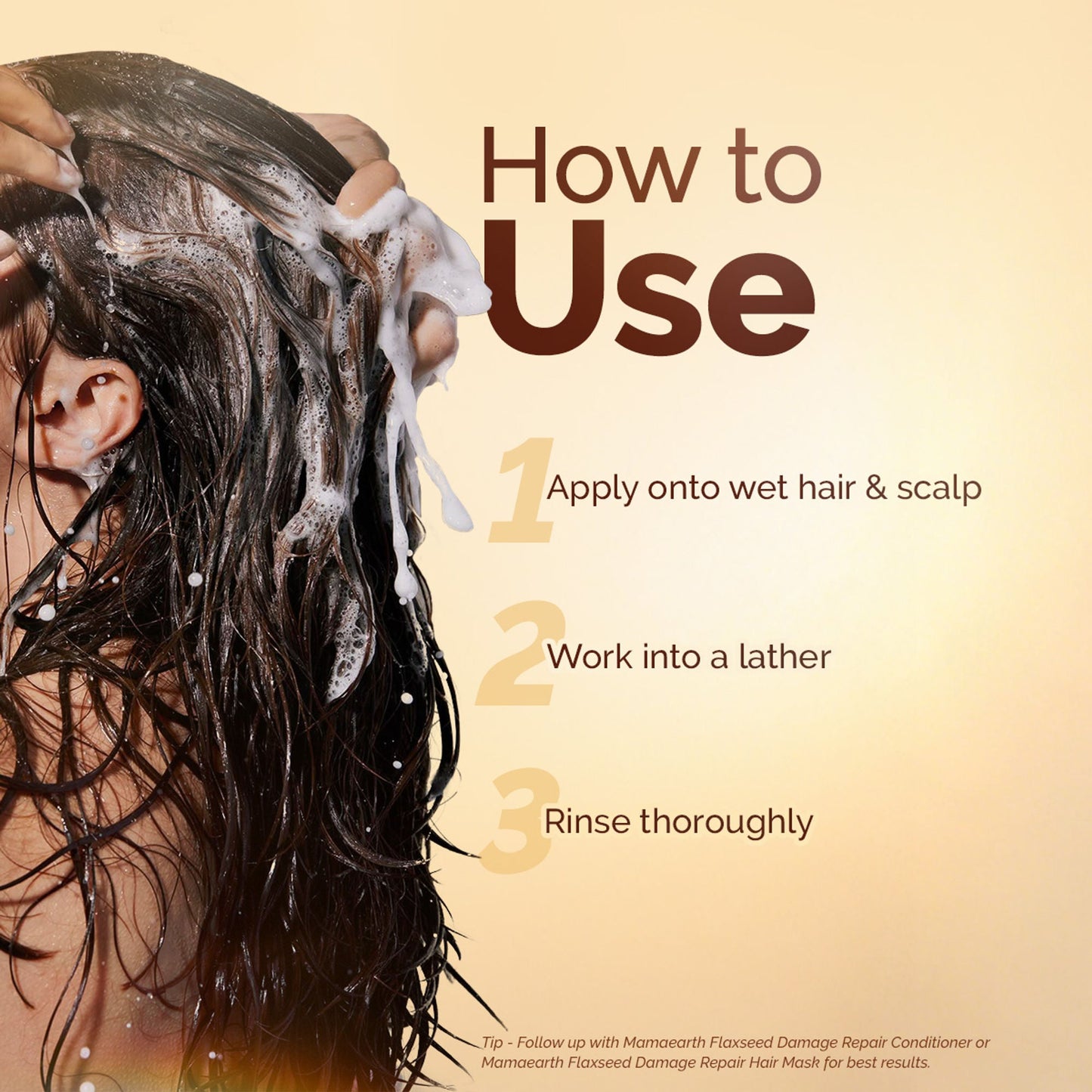 Mamaearth Flaxseed Damage Repair Shampoo