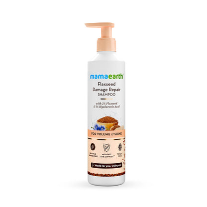 Mamaearth Flaxseed Damage Repair Shampoo