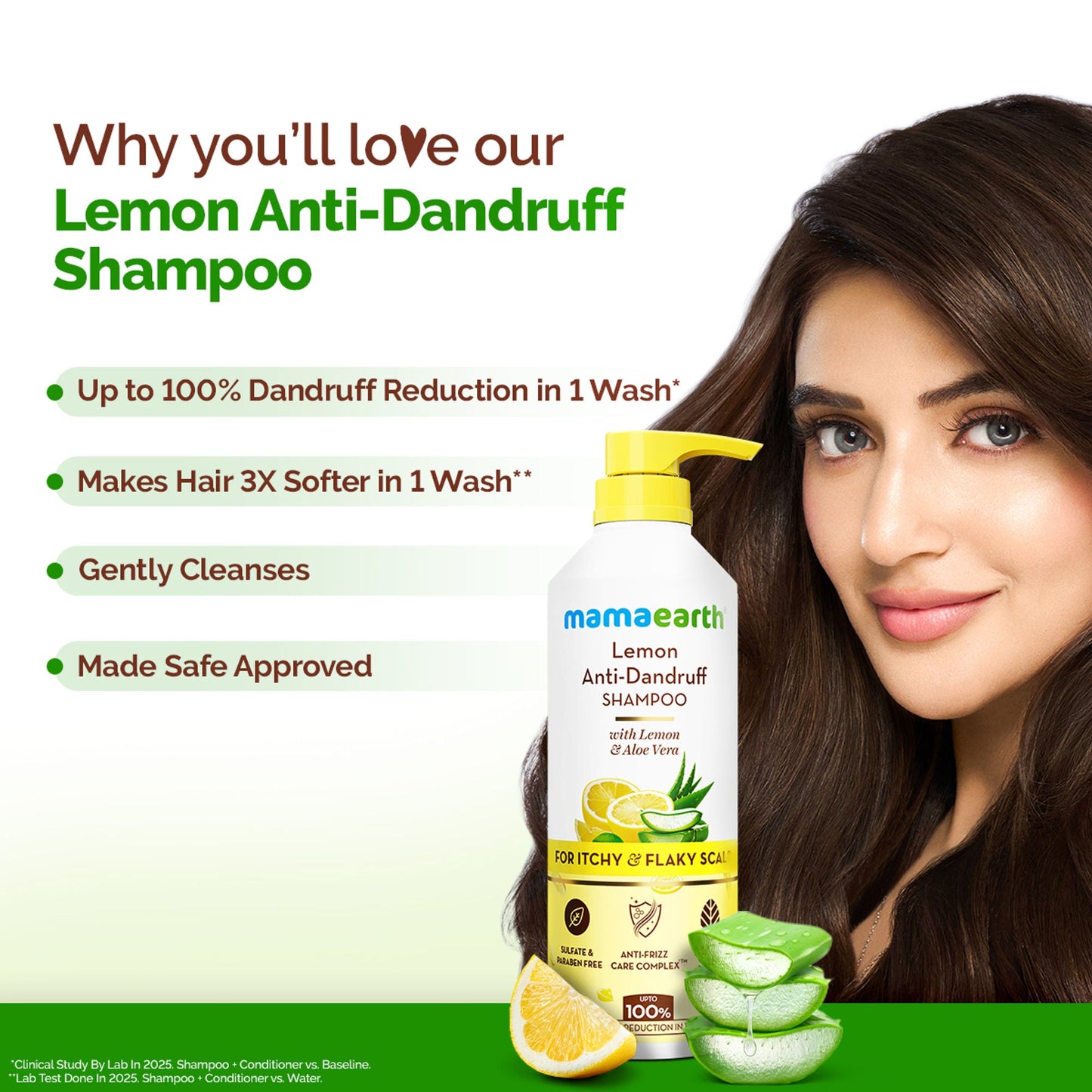 Mamaearth Lemon Anti-Dandruff Shampoo