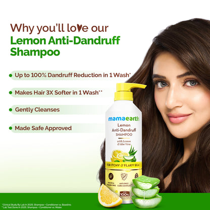 Mamaearth Lemon Anti-Dandruff Shampoo