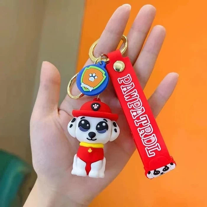 Paw Patrol Marshall Lanyard Keychain | Red | Silicone Keychain | High Quality |