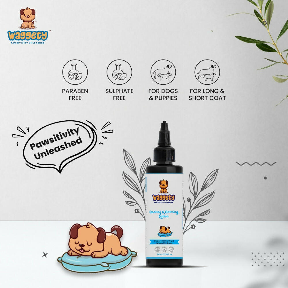 Waggety Cooling & Calming Lotion for Dogs