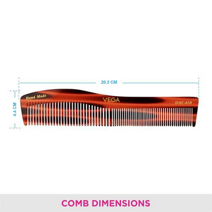 Vega Handcrafted Graduated Dressing Comb - HMC-01D