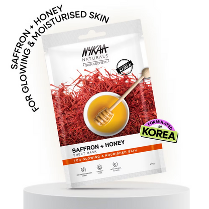 Nykaa Saffron & Honey Sheet Mask