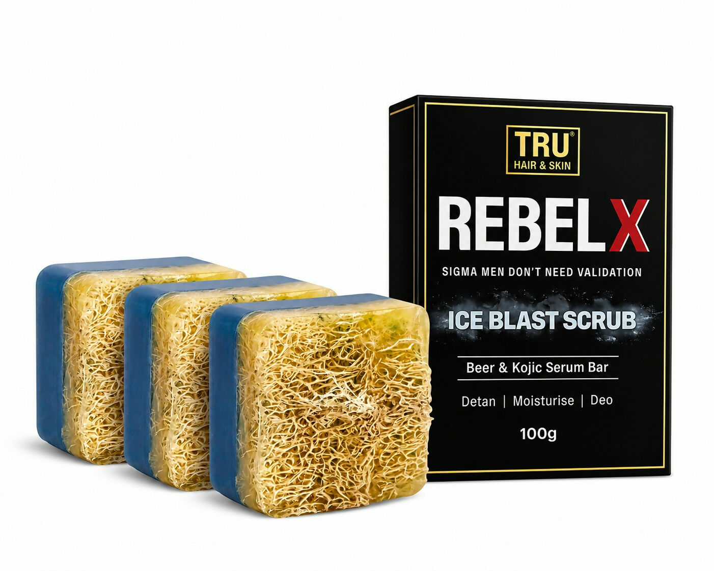 Tru Hair & Skin Rebelx Soap For Detan