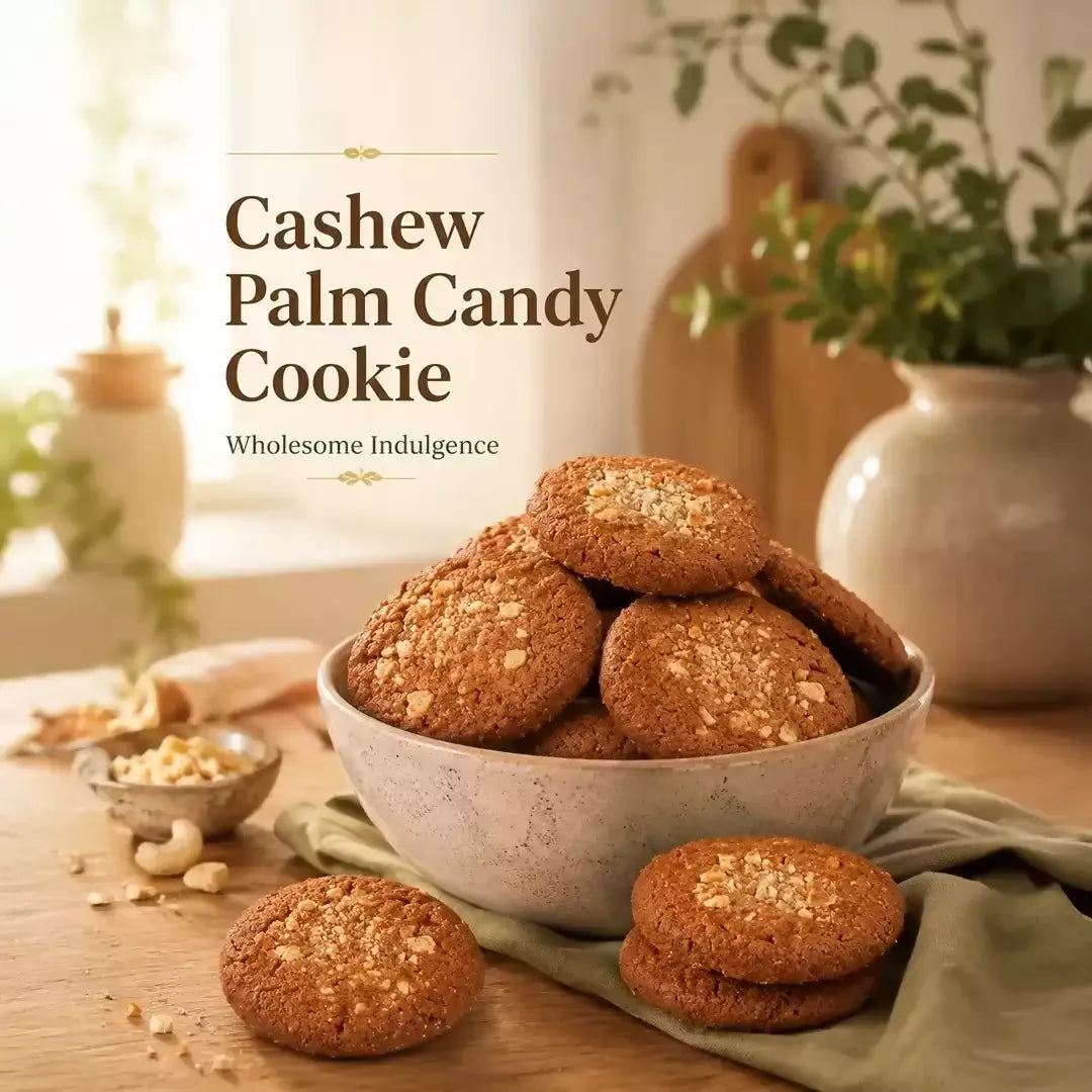 Frissly Organics Cashew Palm Candy Cookies